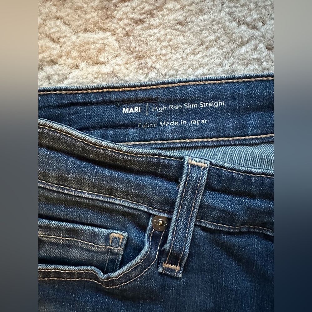 AG: Size 24 - Dark Denim - High Rise Slim Straight (inseam 27.5)